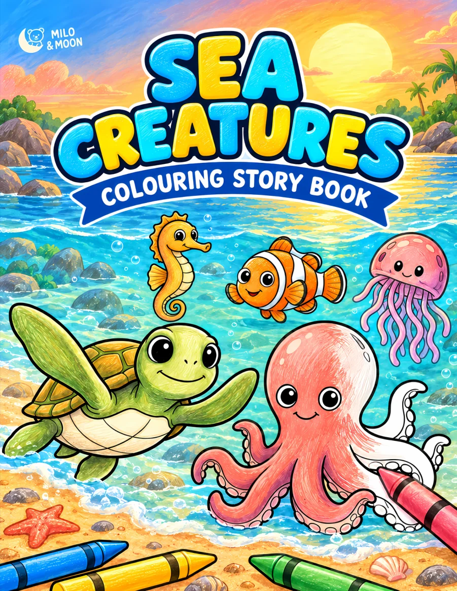 The cover of Sea Creatures